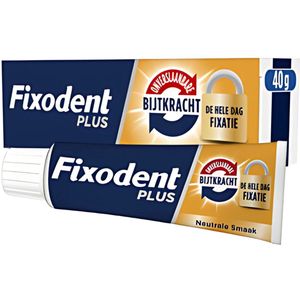 Fixodent - Kleefpasta - Plus - 40gr - Krachtige Hechting
