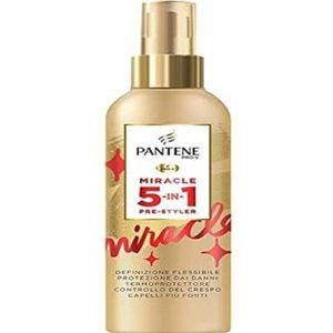 Pantene Pro-V Miracle 5-in-1 Pre-Styler haarspray zonder uitspoelen, hittebescherming, voor zacht en modelleerbaar haar in elke stijl, 200 ml