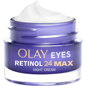 Olay Retinol 24 MAX* Nacht Oogcrème - Voor Donkere Kringen - Maakt Glad-Vernieuwt - MAX* Hydratatie - 15ml