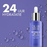 Olay Retinol 24 MAX* Nachtserum - 3 Acties: Gladmaken, Vernieuwen en MAX* hydrateren - 40 ml