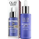 Olay Retinol 24 MAX* Nachtserum - 3 Acties: Gladmaken, Vernieuwen en MAX* hydrateren - 40 ml