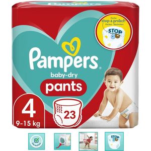 Pampers Baby-Dry Maat 4 Luierbroekjes - 23 Stuks