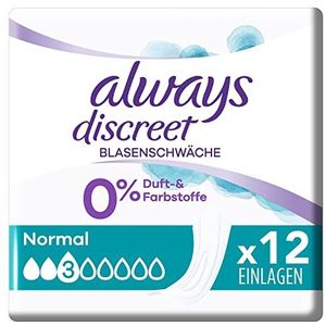 always Discreet incontinentie normaal 0% 12