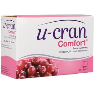 Cranberry - Voedingssupplement - 500 mg - Veenbessenvruchten - 30 Zakjes
