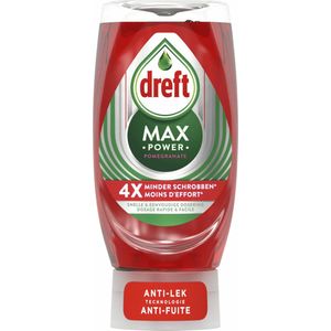 Dreft Max Power afwasmiddel Pomegranate (8 flessen - 370 ml)