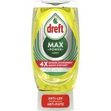 Dreft Max Power afwasmiddel Lemon (8 flessen - 370 ml)