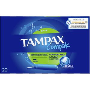Tampax Tampons Compak Super - 20 stuks