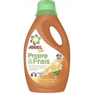 Ariel Simply - Vloeibaar Wasmiddel - Marseille en Aloë Vera - 36 Wasbeurten - 1800ml