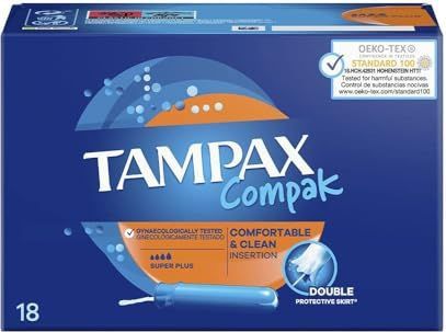 Tampax Compak Super Plus Tampons - 18 stuks