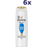 6x Pantene Shampoo Classic Clean 225 ml