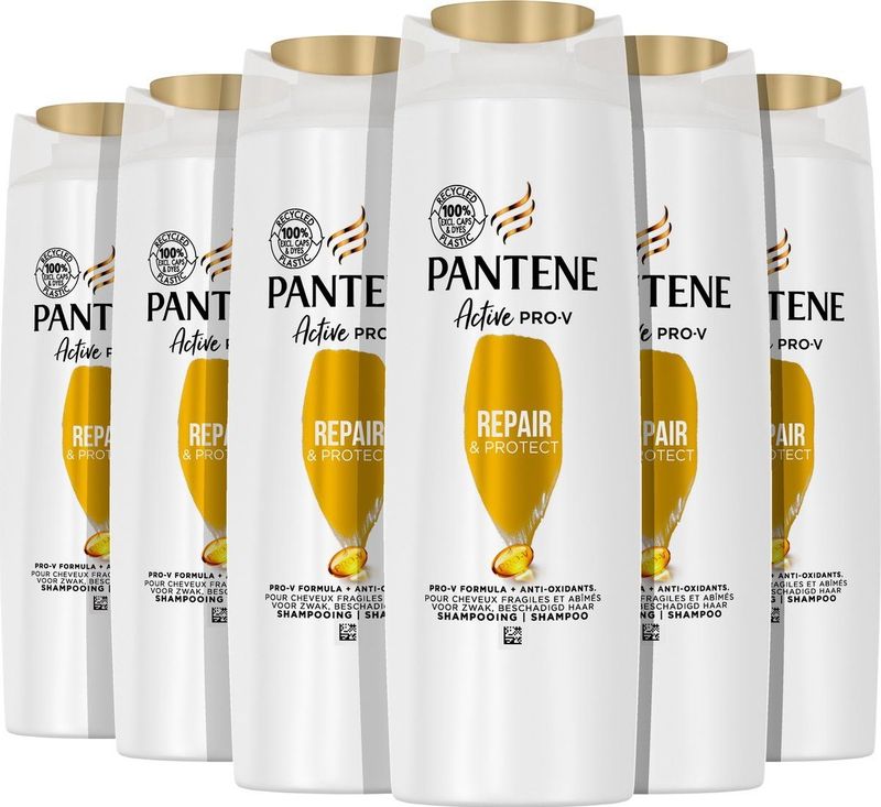 Pantene Active Pro-V Repair & Protect Shampoo - Voordeelverpakking 6 x 225ml