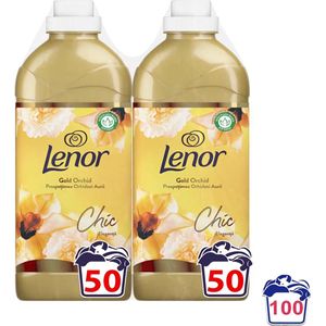 Lenor - Gouden Orchidee - Chic - Wasverzachter - 100 Wasbeurten - 3L - Voordeelverpakking