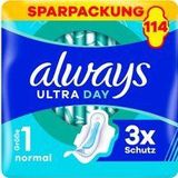 Always Ultra Normal - Maat 1 - Maandverband Met Vleugels - 114 stuks