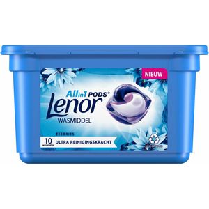 Lenor - All-in-1 Pods - Wasmiddel - Zeebries - 10 Stuks