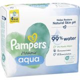 Pampers - Harmonie Aqua - Vochtige Reinigings Doekjes - 4x48 st