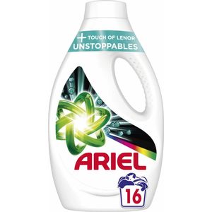 Ariel vloeibaar wasmiddel color + touch of lenor unstoppable 0,8 liter (16 wasbeurten)