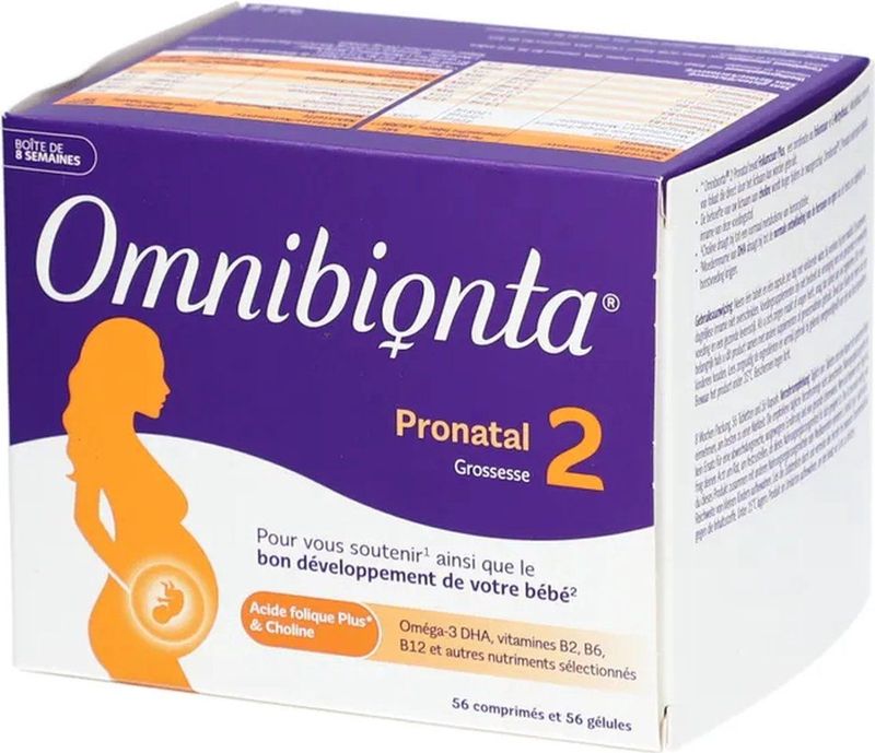 Omnibionta® Pronatal+ - Voedingssupplement - 56 Tabletten en 56 Capsules