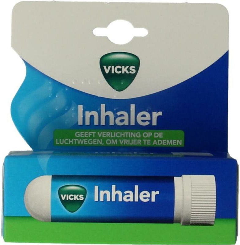Vicks - Inhalator - Verstopte Neus - Kamfer - Menthol