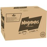 Ninjamas Pyjama Pants - 7 Jaar (17kg-30kg) - 60 Pyjamabroekjes - Nachtluiers