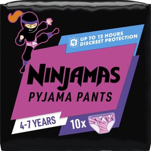 Pampers - Ninjamas - Luiers - Voor Meisjes - 10 Stuks