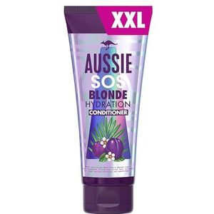 Aussie SOS Blonde Hydration Veganistische Conditioner, voor blond en zilverkleurig haar, 340 ml