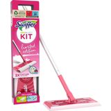 Swiffer - Vloerwisser - Roze - Startersset - 8 Dry navullingen + 3 Wet navullingen - Limited Edition