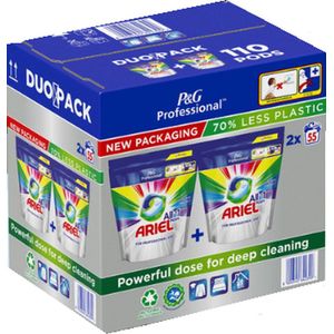 Ariel - Color - Professional All-in-1 Wasmiddel Pods - Krachtige Reiniging - 110 Wasbeurten