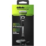 GilletteLabs With Exfoliating Bar Van Gillette - Magnetische Houder - 1 Handvat - 1 Scheermesje