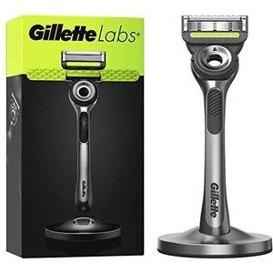 GilletteLabs With Exfoliating Bar Van Gillette - Magnetische Houder - 1 Scheermes - 1 Scheermesje