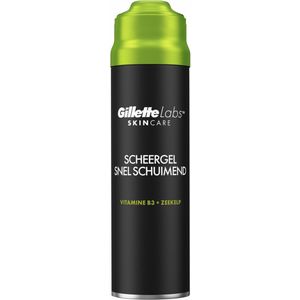 GilletteLabs Snel Schuimende Scheergel - Van Gillette Voor Mannen - Gemakkelijk Afspoelen - 198ml