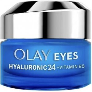 Olay Hyaluronic 24 + vitamine B5 oogcontourgel met hyaluronzuur, hydrateert en verstevigt de huid, 15 ml