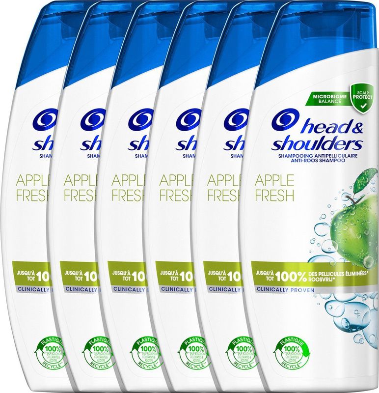 Head & Shoulders - Apple Fresh - Anti-roos Shampoo - Voordeelverpakking 6 x 285 ml