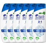Head & Shoulders Classic 2in1 - Anti-roos Shampoo & Conditioner - Tot 100% Roosvrij - Voordeelverpakking 6 x 270 ml