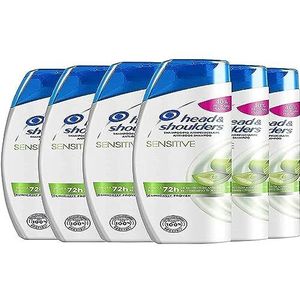6x Head & Shoulders Shampoo - 270ml - sensitive 2in1