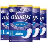 Always - Daily Protect - Inlegkruisjes Long - 0% Perfume - Voordeelverpakking van 4x 48 stuks