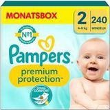 Pampers Premium Protection - Maat 2 (4-8kg) - 240 Luiers - Maandbox