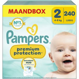 Luiers 3-6 Kg Pampers Sole E Luna Mini Luiers - Maat 2 (3-6 Kg), 126 Stuks | Met Aloë Vera En Kamille Pampers Pure Protection 2