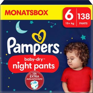 Pampers - Night Pants - Luierbroekjes - 138 Stuks - Maandbox