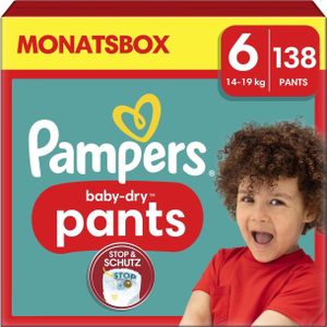 Pampers Baby Dry Luierbroekjes Maat 6 (13-19 kg) 138 stuks