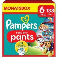 Pampers Baby-Dry Pants Paw Patrol, Gr. 6 Extra Large 14-19kg, Monatsbox (1 x 138 Pants)