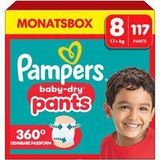 Pampers Baby-Dry Pants - Maat 8 (19kg+) - 117 Luierbroekjes - Maandbox
