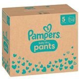 Pampers Couches-Culottes Baby-Dry Pants Taille 5 (12-17 kg), 160 Couches-Culottes Bébé, Pack 1 Mois, Avec Une Poche Stop & Protect Pour Éviter Les Fuites À L’Arrière, Maintenant avec Plus de Culottes