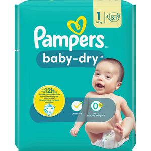 Pampers - Baby Dry - Maat 1 - Mega Pack - 84 luiers