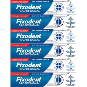 Fixodent Professional - Kleefpasta - 6 x 40g - Voordeelverpakking