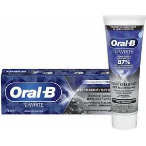 Oral-B Tandpasta 3D White Houtskool 75 ml