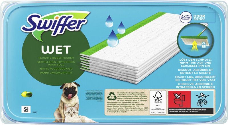 Swiffer Vochtige Vloerdoekjes Wet 20 stuks
