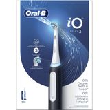 Oral-B 8006540731536, Erwachsener, Rotierende-vibrierende Zahnbürste, Tägliche Pflege, Sensibel, für weiße Zähne, Schwarz, Weiß, 2 min, Schwarz