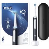 Oral-B iO Series zwarte elektrische tandenborstel, 1 borstelborstel, 1 reisetui,