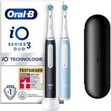 Oral-B iO 3 Schwarz und Blau Doppelpack