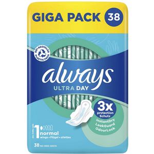 Always - Ultra - Maandverband - Normal Plus - Giga Pack - 38 Stuks